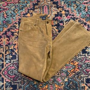 Camel Suede Ralph Lauren Jeans